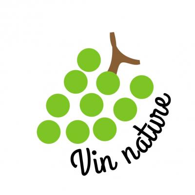 Logo vin naturel, vin nature Petit Bouchon Authentique®