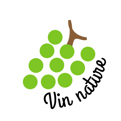 Logo vin naturel, vin nature Petit Bouchon Authentique®